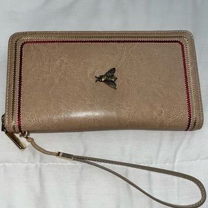 Womens large zip around wallet